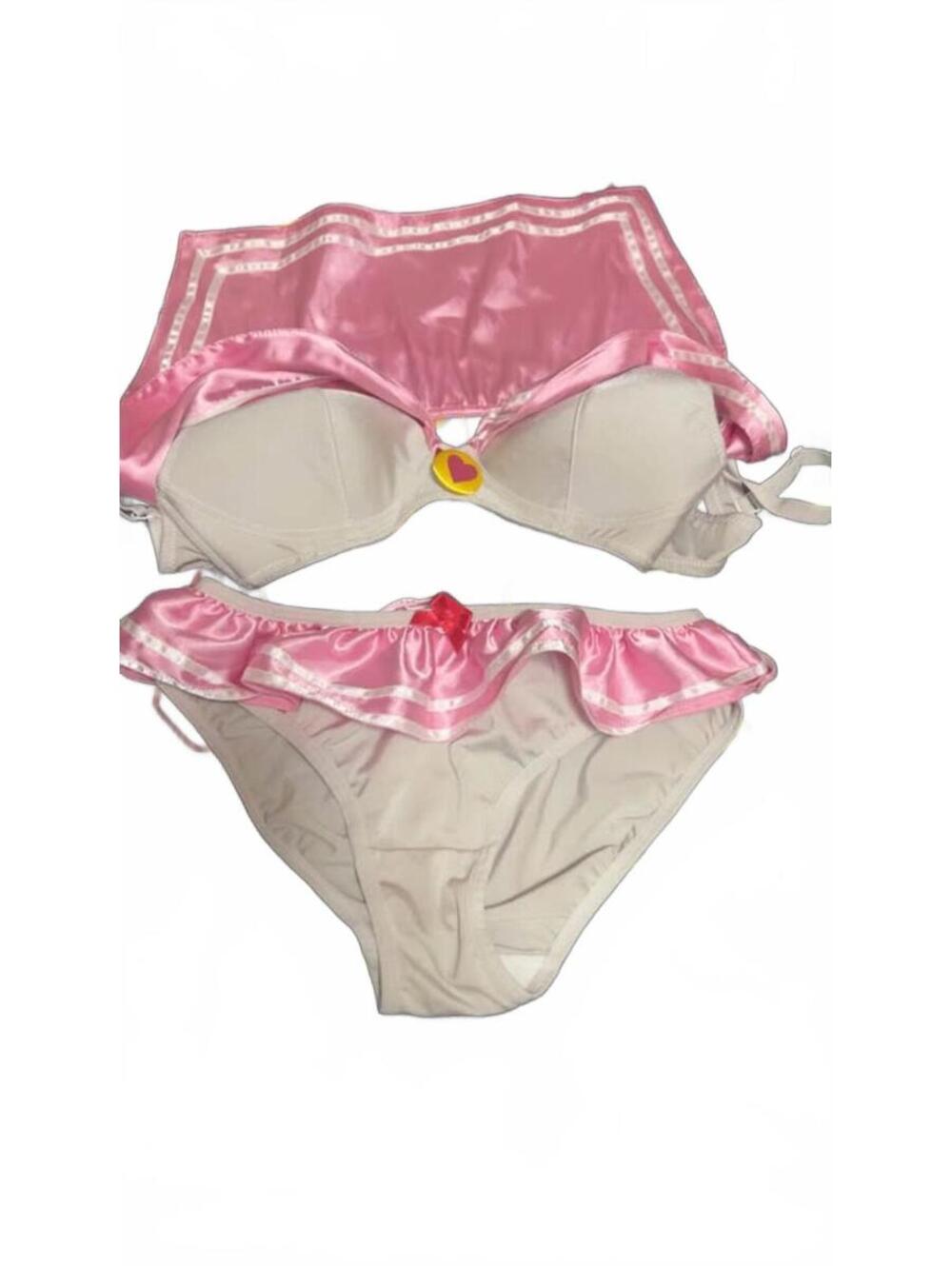 anime-themed cosplay lingerie set